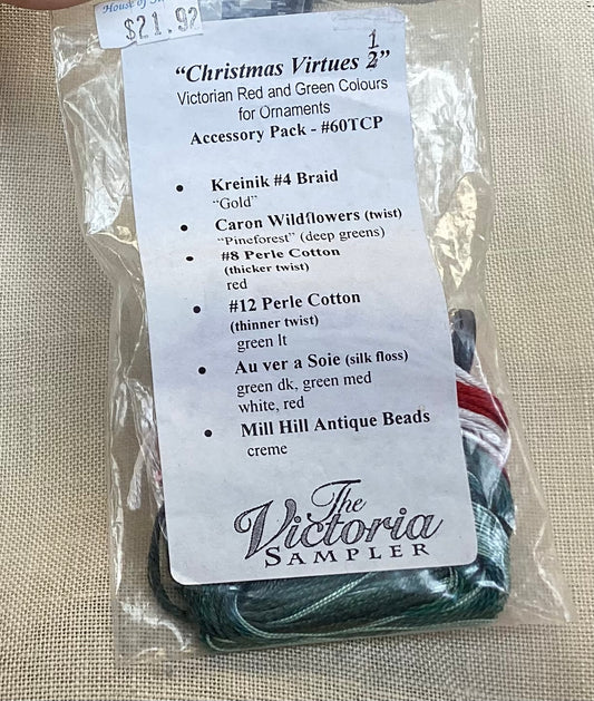 Christmas Virtues 1 Accessory Pack By The Victoria Sampler #60TCP