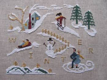 Winter Holiday by By The Bay Needleart