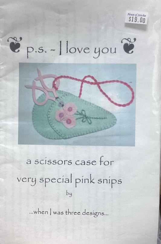 A Scissor Case for Very Special Pink Scissors Kit by p.s.-I Love You