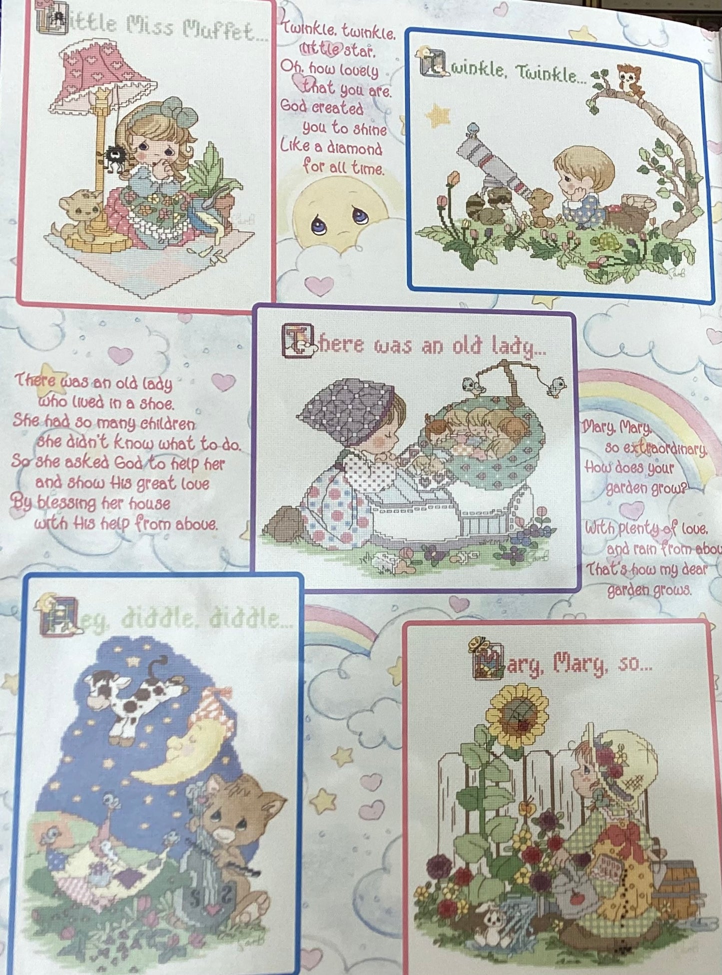 Precious Moments: Nursery Rhymes by Designs by Gloria & Pat