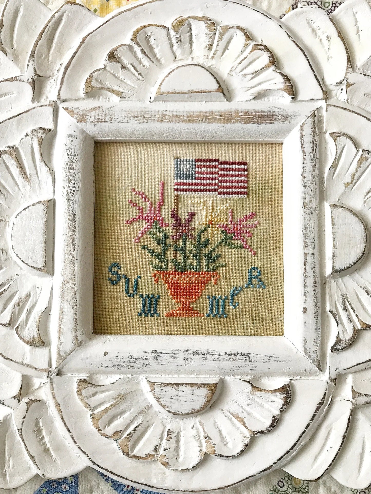 Summer Flag, Love In Stitches by Lucy Beam