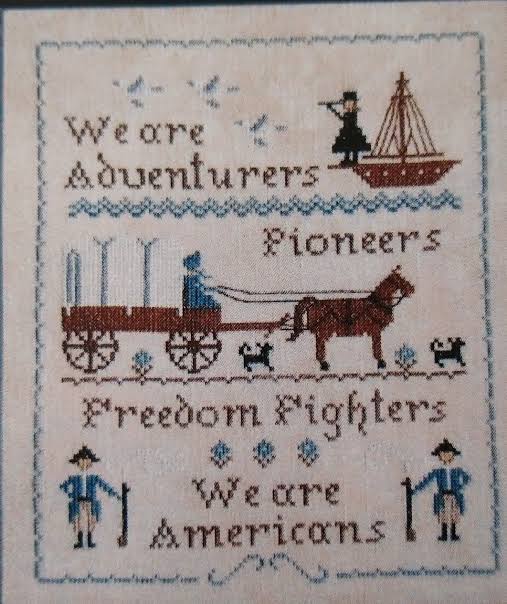 We Are American by Primitive Needleworks