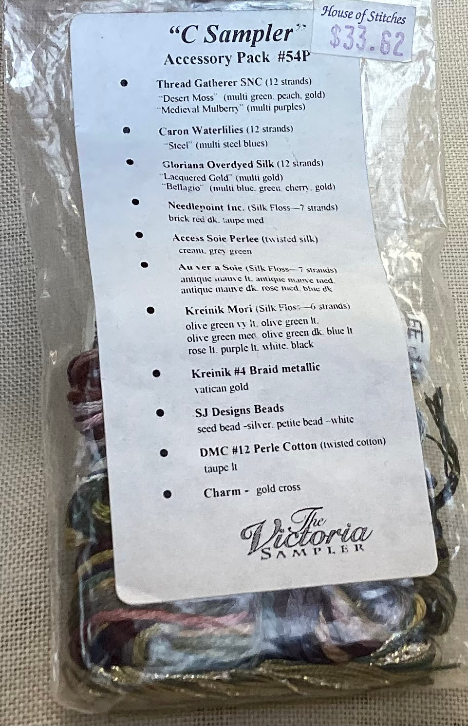 “C” Sampler Accessory Pack By The Victoria Sampler #54P – HouseOfStitches