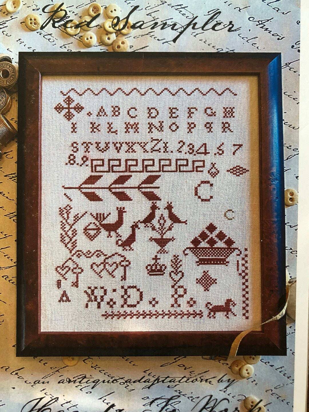 Carmella’s Red Sampler by Hands To Work