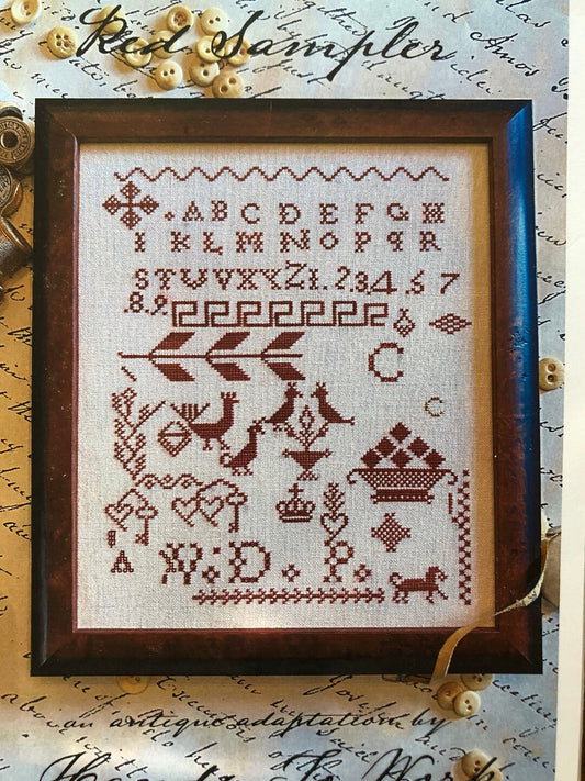 Carmella’s Red Sampler by Hands To Work