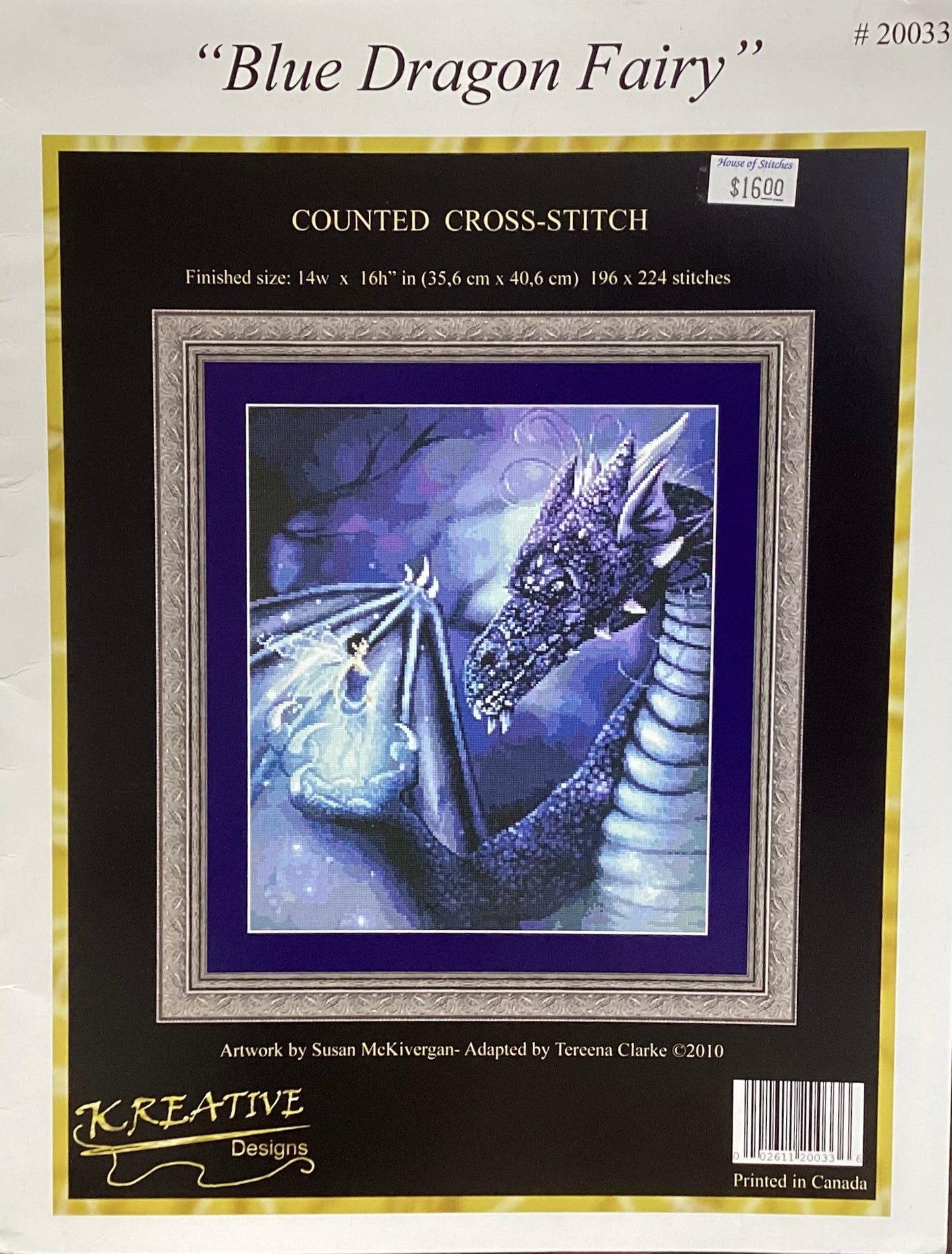 Blue Dragon Fairy by Kreative Designs