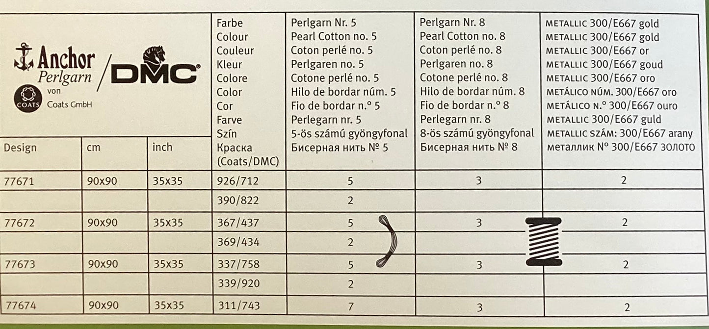 Stick-idee Hardanger by Rico Design
