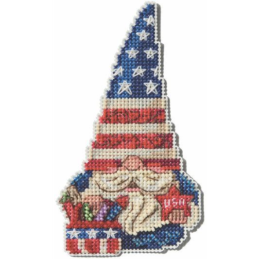 Jim Shore 2025: Patriotic Gnome Kit by Mill Hill