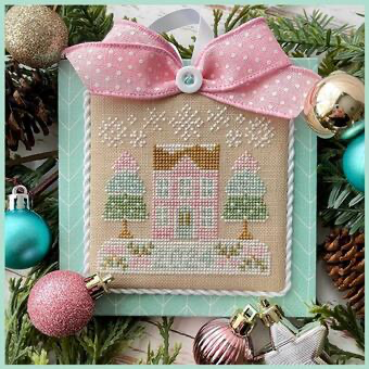 Christmas House: Country Cottage Ornaments-Pastel Collection By Country Cottage Needleworks