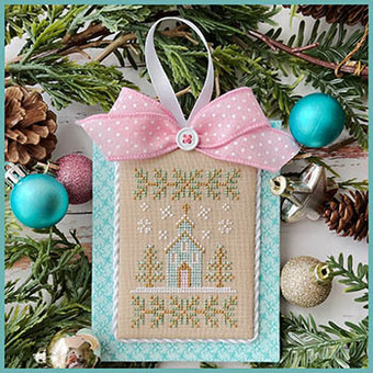 Christmas Church: Country Cottage Ornaments-Pastel Collection By Country Cottage Needleworks