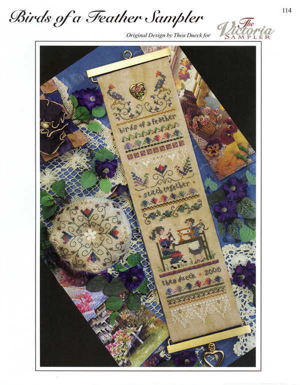 Birds of a Feather Sampler By The Victoria Sampler F114