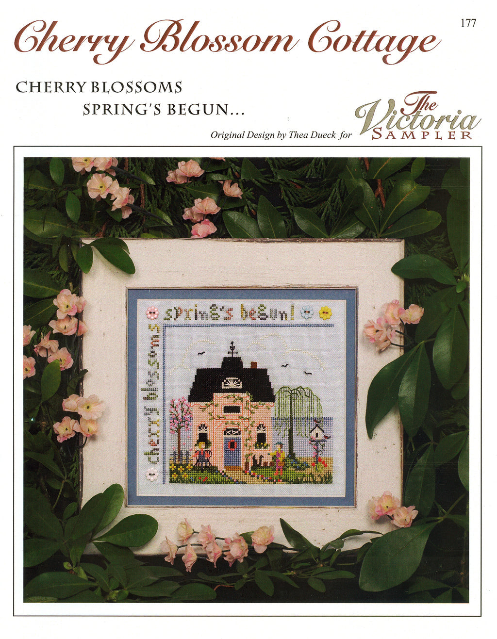 Cherry Blossom Cottage By The Victoria Sampler 177