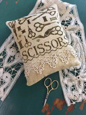 Antique Scissors & Spools by Shakespeare’s Peddler
