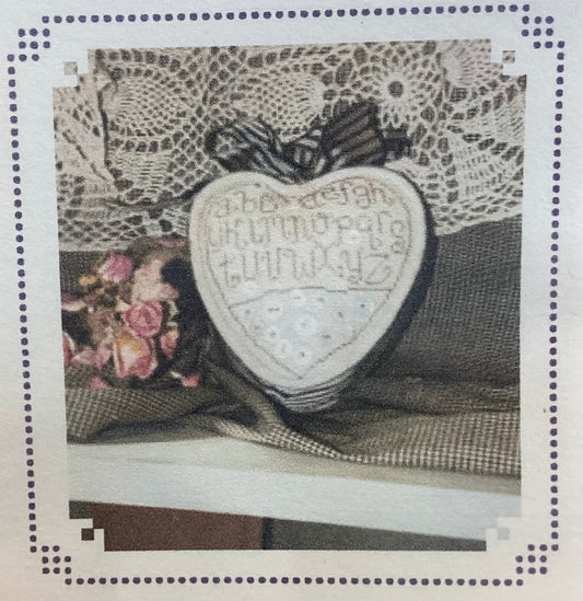 Alphabet Button Heart by Ewe & Eye & Friends