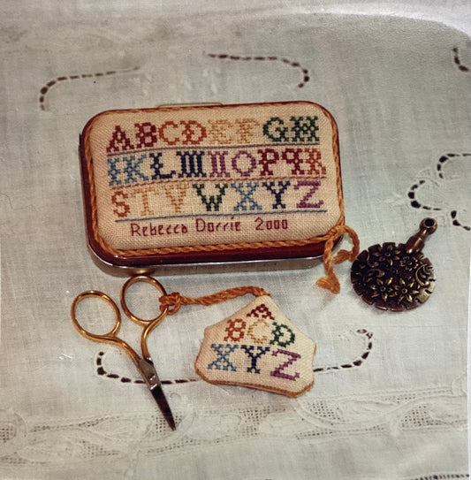 Tin Toppers: 1- ABC Sampler by Samplers and Such