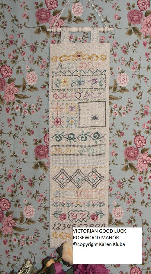 Victorian Good Luck Sampler by Rosewood Manor