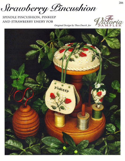 Strawberry Pincushion By The Victoria Sampler