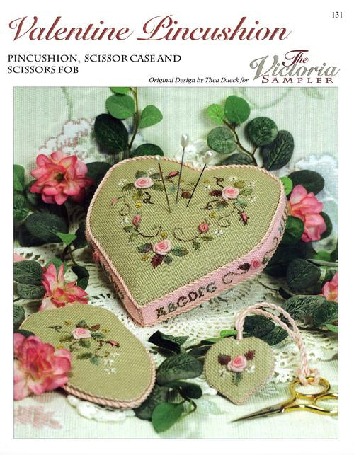 Valentine Pincushion By The Victoria Sampler