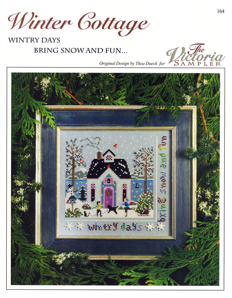 Winter Cottage By The Victoria Sampler