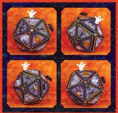 20 Haunted Windows Pentagon Ball by Just Nan