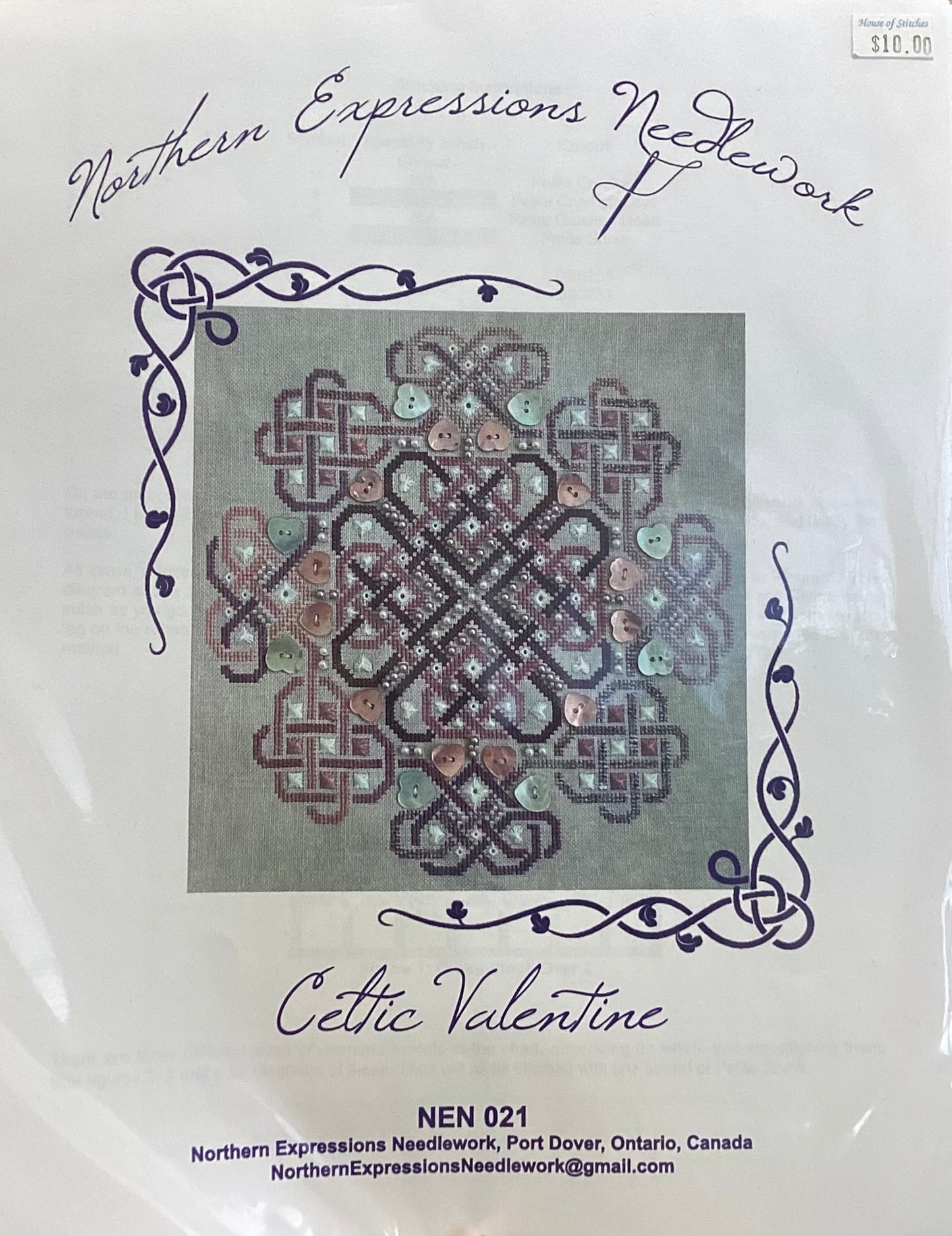Celtic Valentine by Northern Expressions Needlework