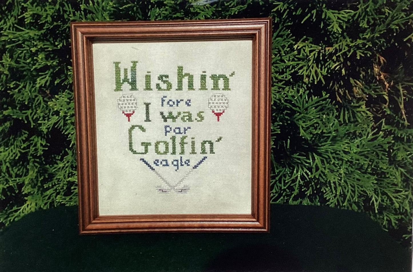 Wishin’ I was Golfin’ by Poppy Kreations
