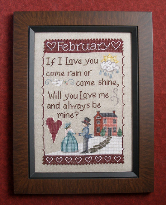 Monthly Sampler Series: February by Waxing Moon Designs