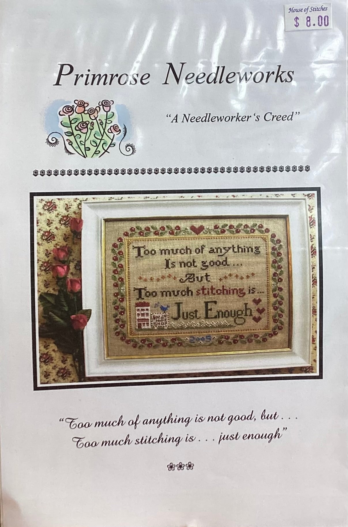 A Needleworker’s Creed by Primrose Needleworks