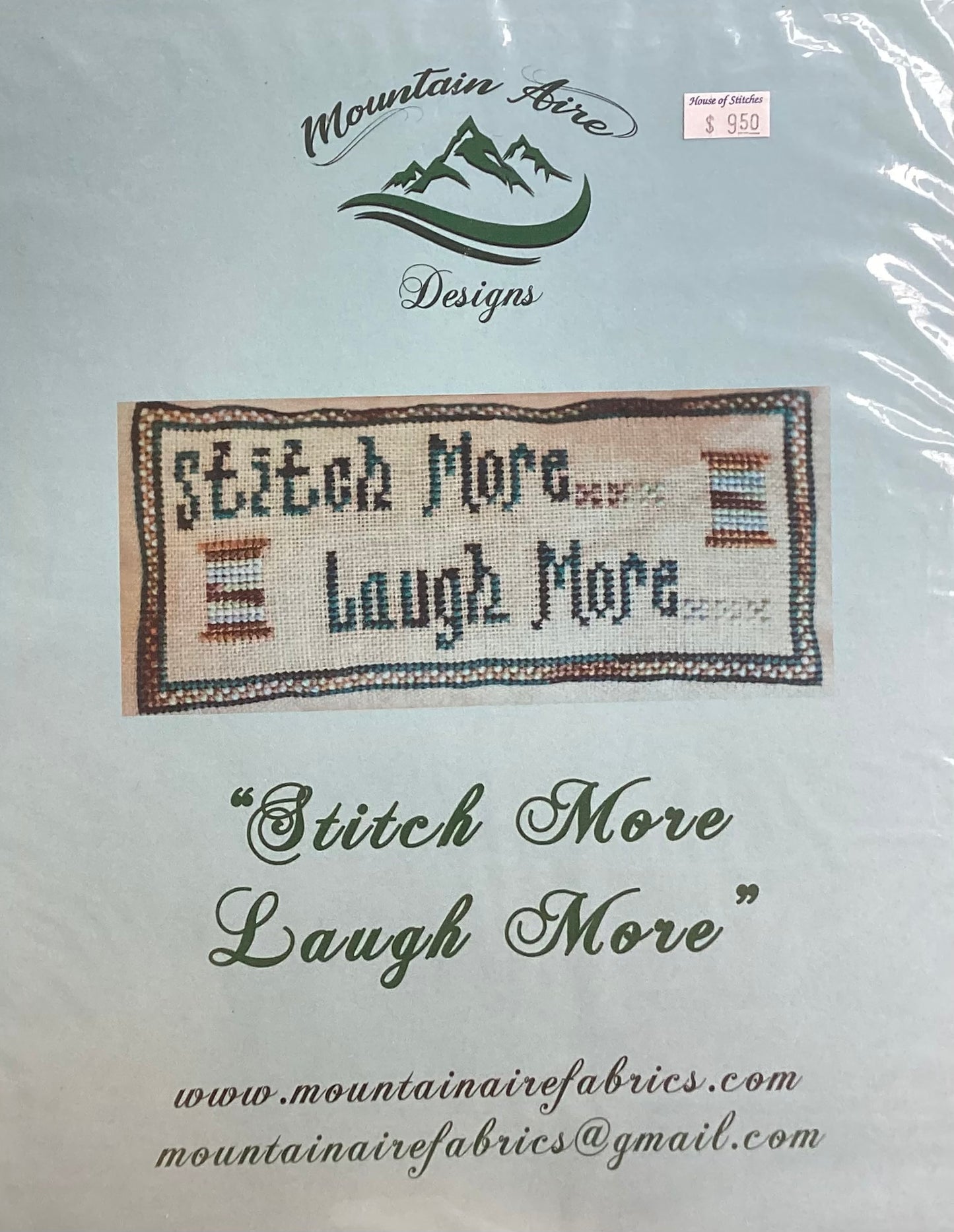 Stitch More Laugh More by Mountain Aire Designs