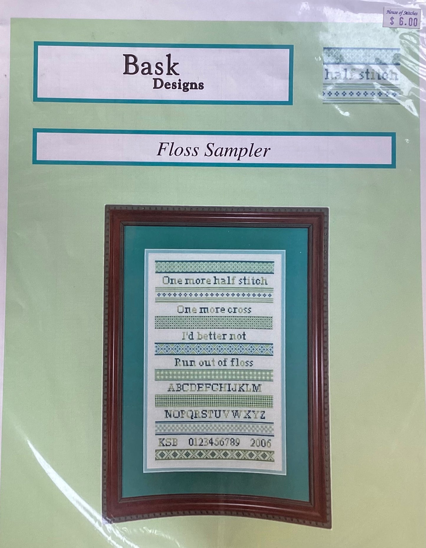 Floss Sampler by Bask Designs