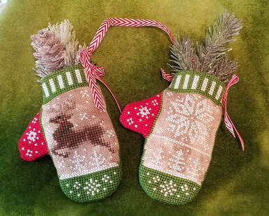 Reindeer in Flight by Blackberry Lane Designs LLC