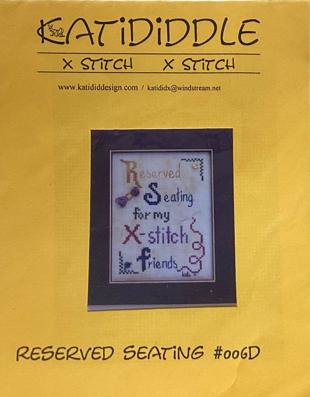 Reserved Seating by Katidid Designs