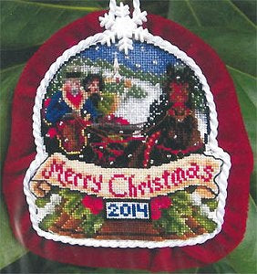 Sleigh Ride Ornament by Blackberry Lane Designs LLC