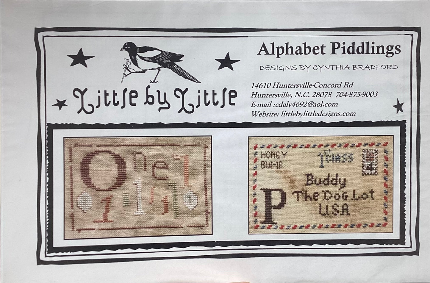 Alphabet Piddlings: O & P by Little By Little Design Company