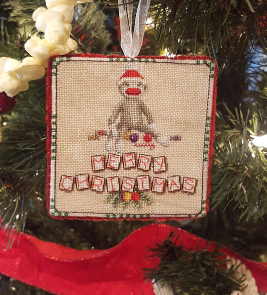 Sock Monkey Christmas by Blackberry Lane Designs LLC