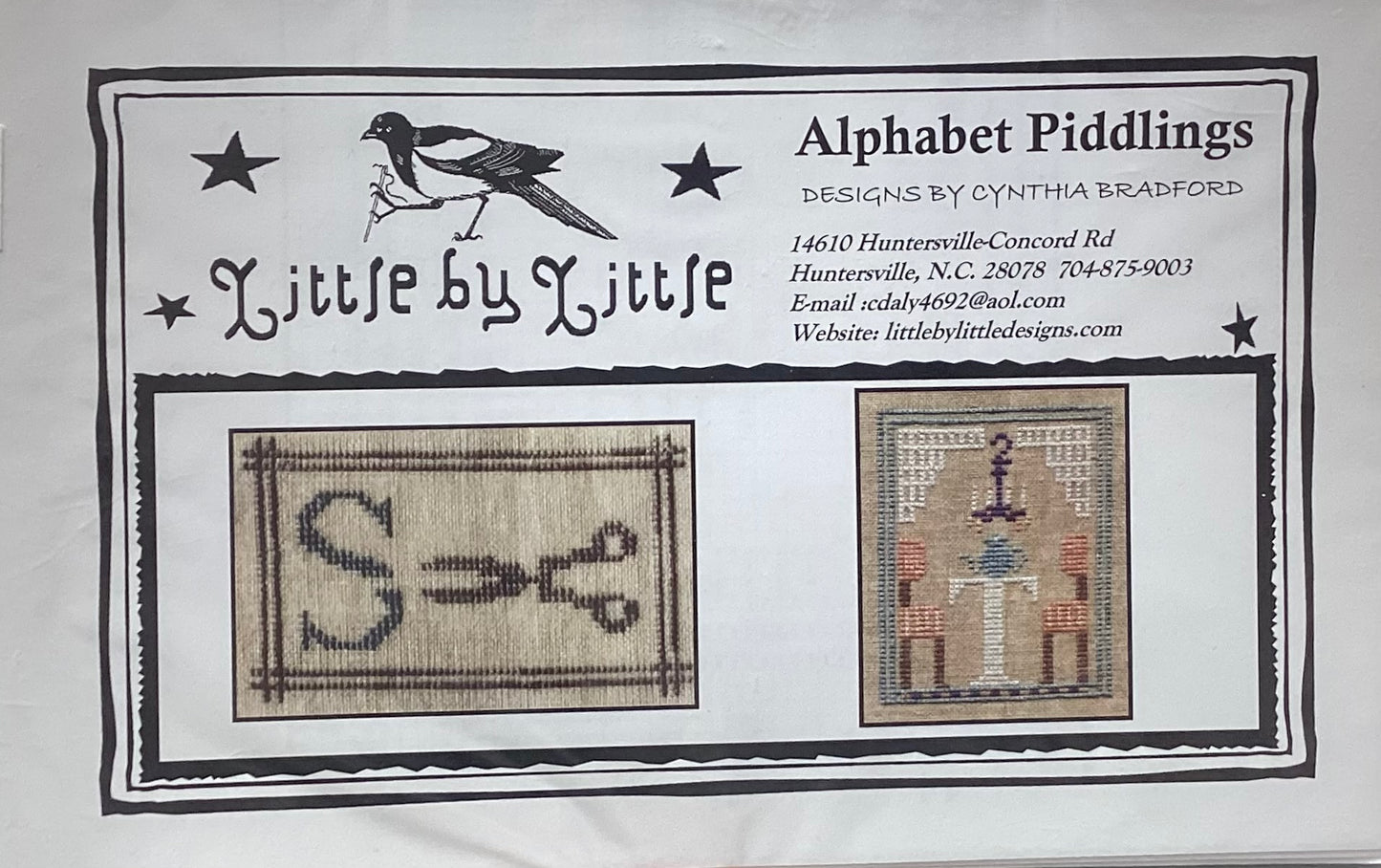 Alphabet Piddlings: S & T by Little By Little Design Company