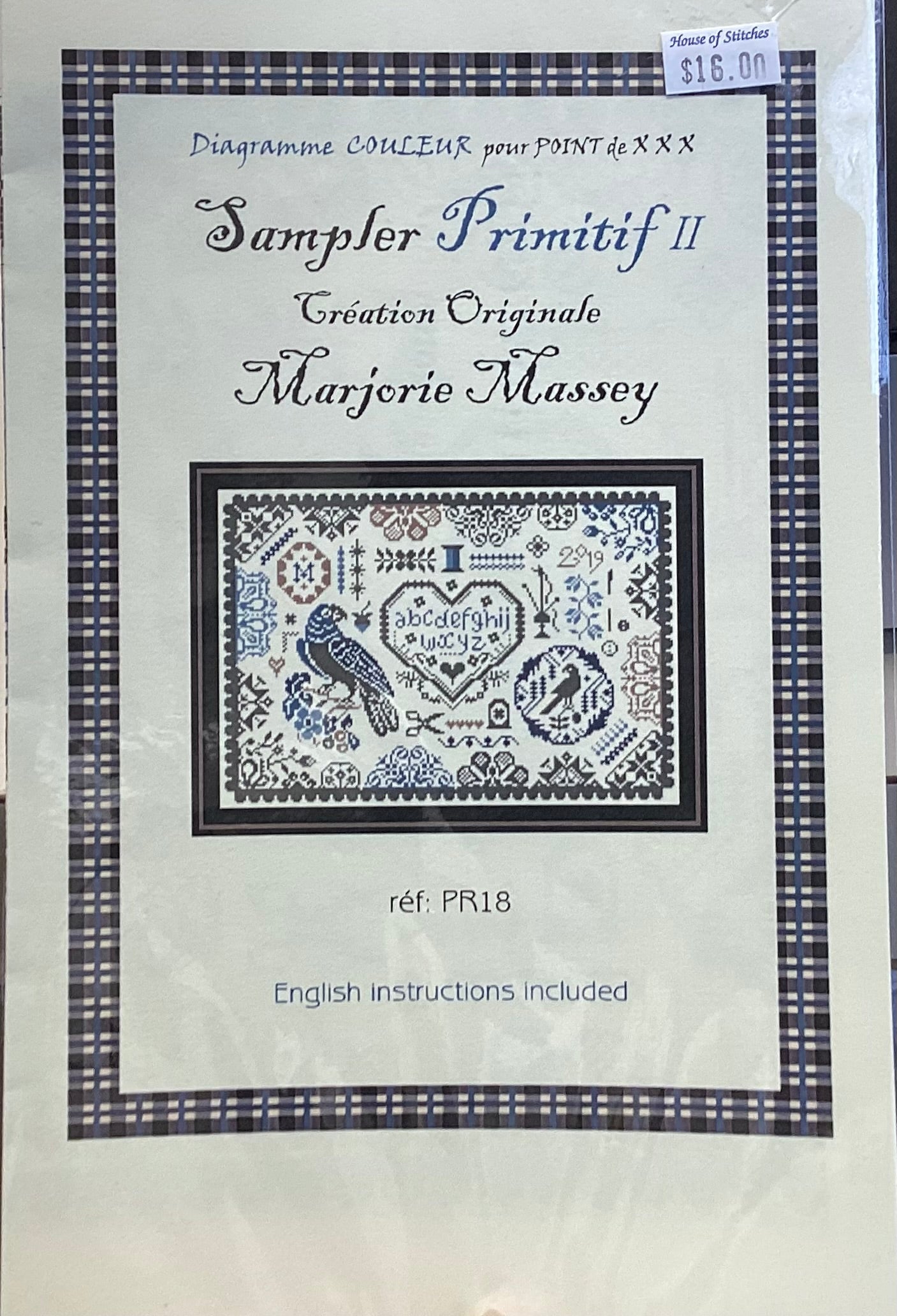 Sampler Primitif II by NeedleArt by Marjorie Massey