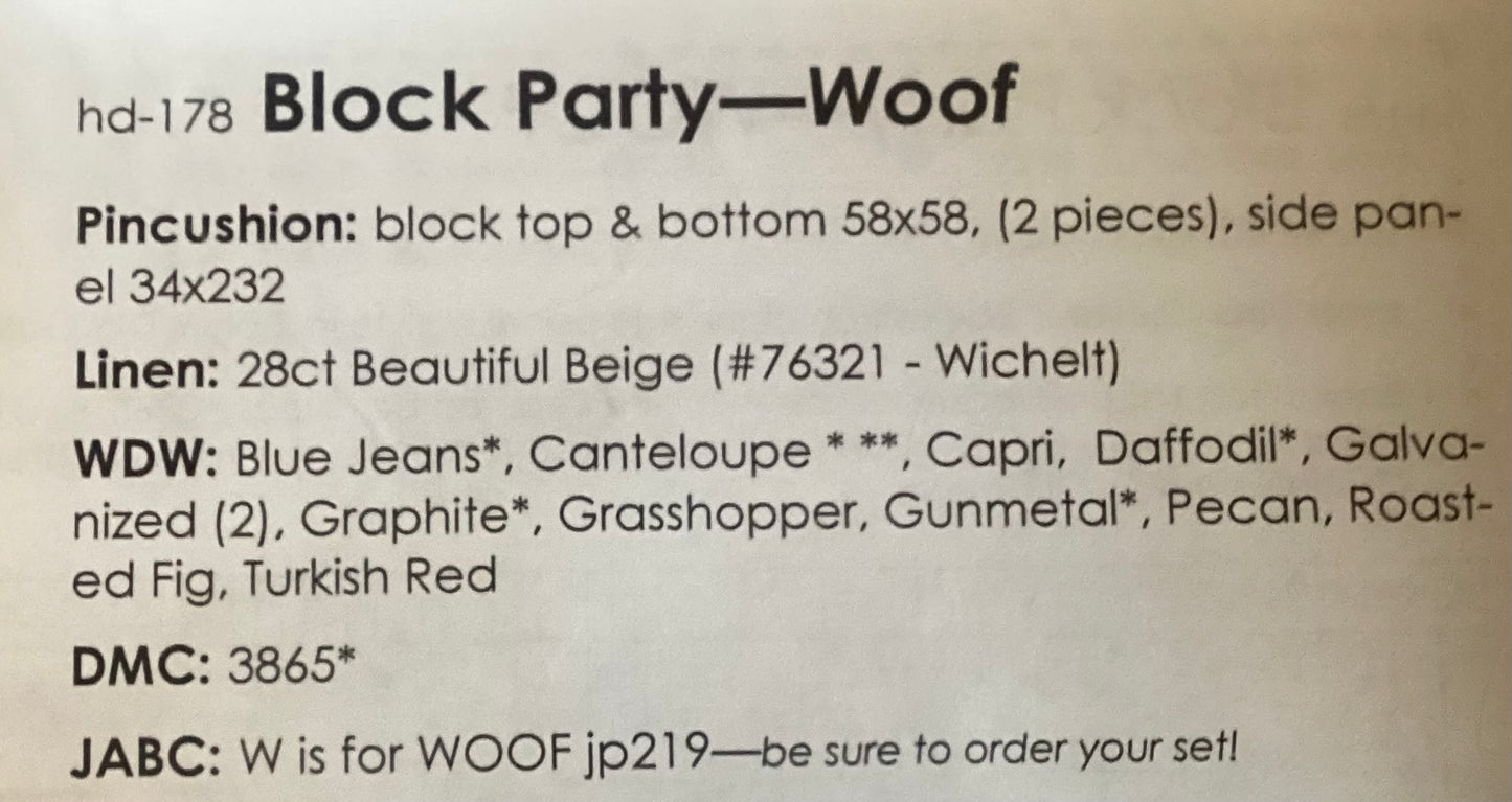 Woof: Block Party By Hands on Design