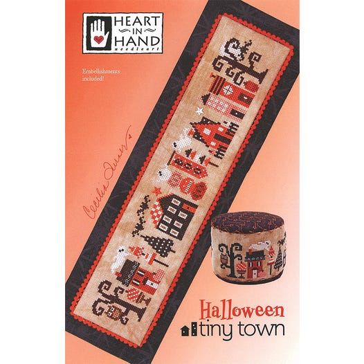 Halloween Tiny Town by Heart in Hand Needleart