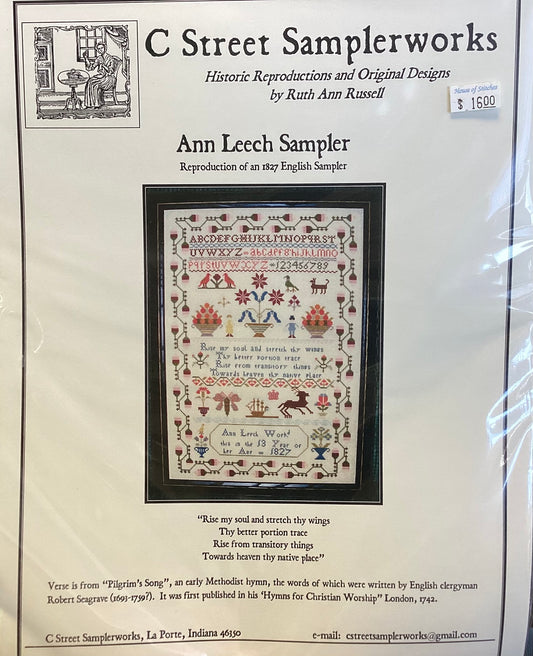 Ann Leech Sampler by C Street Sampleworks