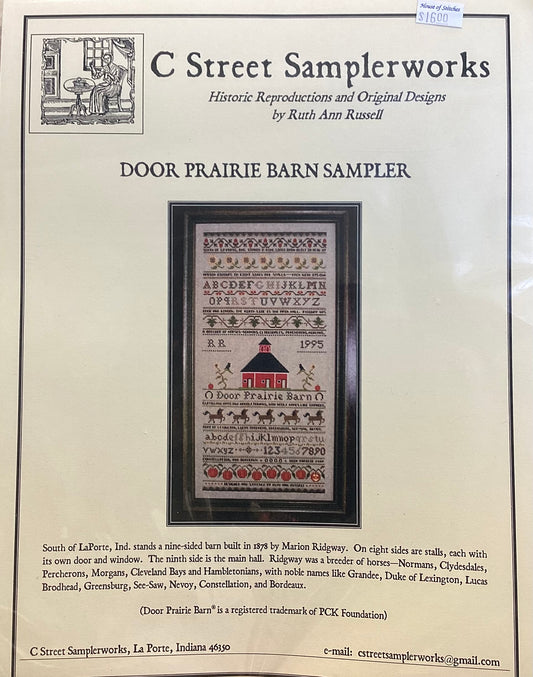 Door Prairie Barn Sampler by C Street Sampleworks