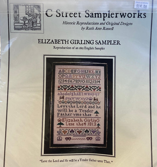Elizabeth Girling Sampler by C Street Sampleworks