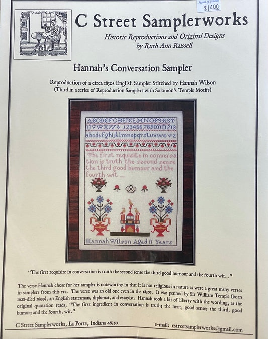 Hannah’s Conversation Sampler by C Street Sampleworks