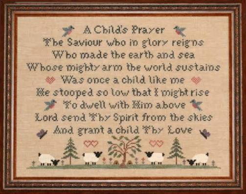 A Child’s Prayer by With My Needle