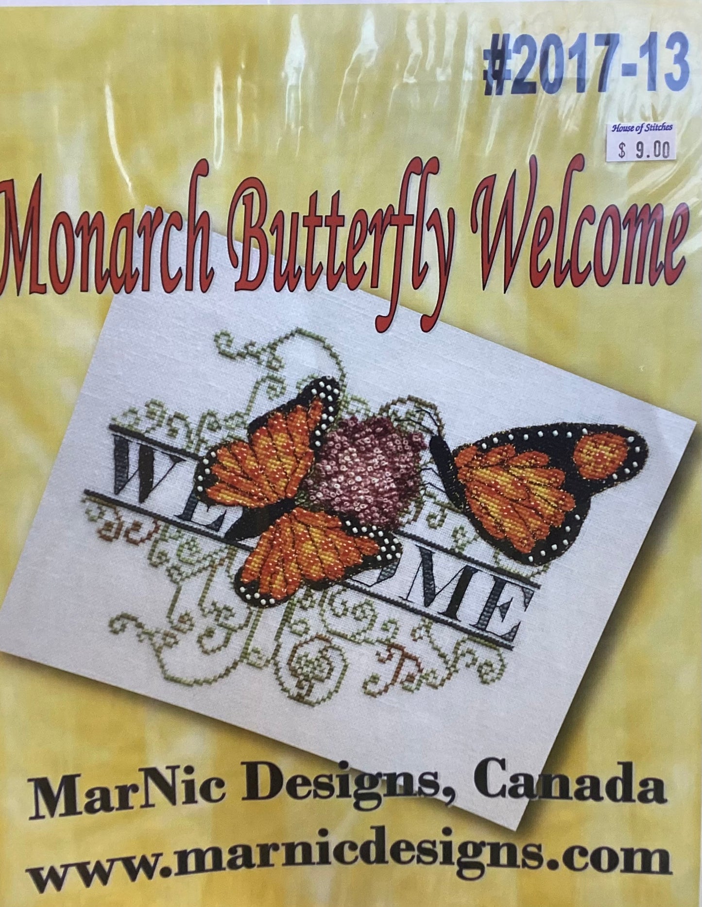 Monarch Butterfly Welcome by MarNic Deisgns