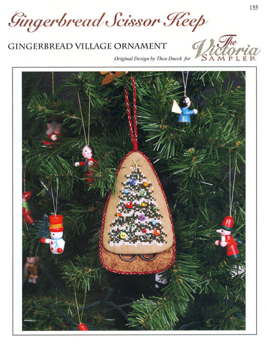 Gingerbread Scissor Keep by The Victoria Sampler 155