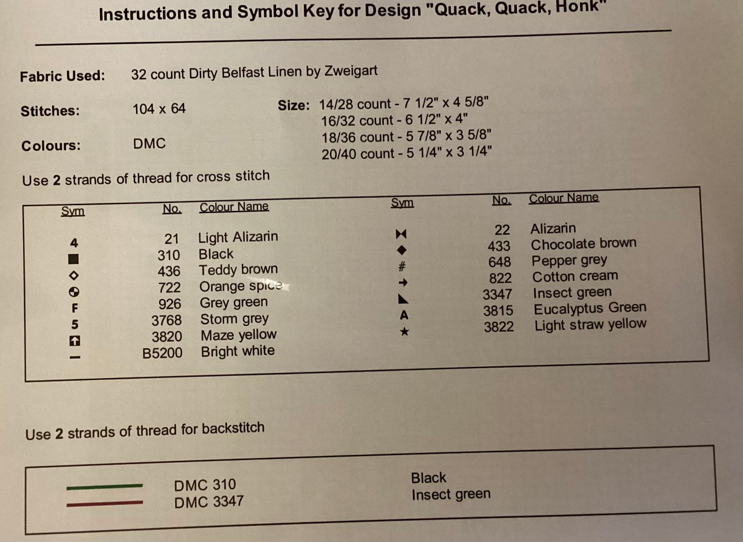 Quack, Quack, Honk by Erin Elizabeth Designs