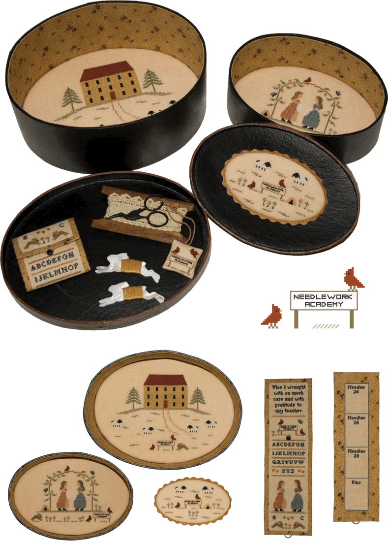 Miss Trenner’s Needlework Academy by With My Needle