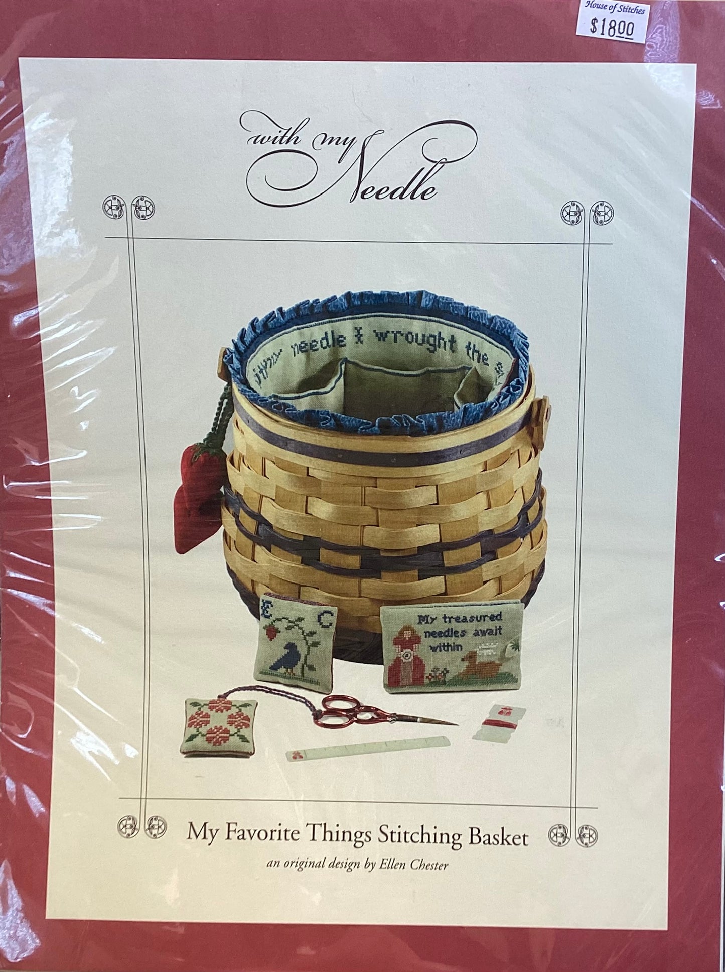 My Favorite Things Stitching Basket by With My Needle