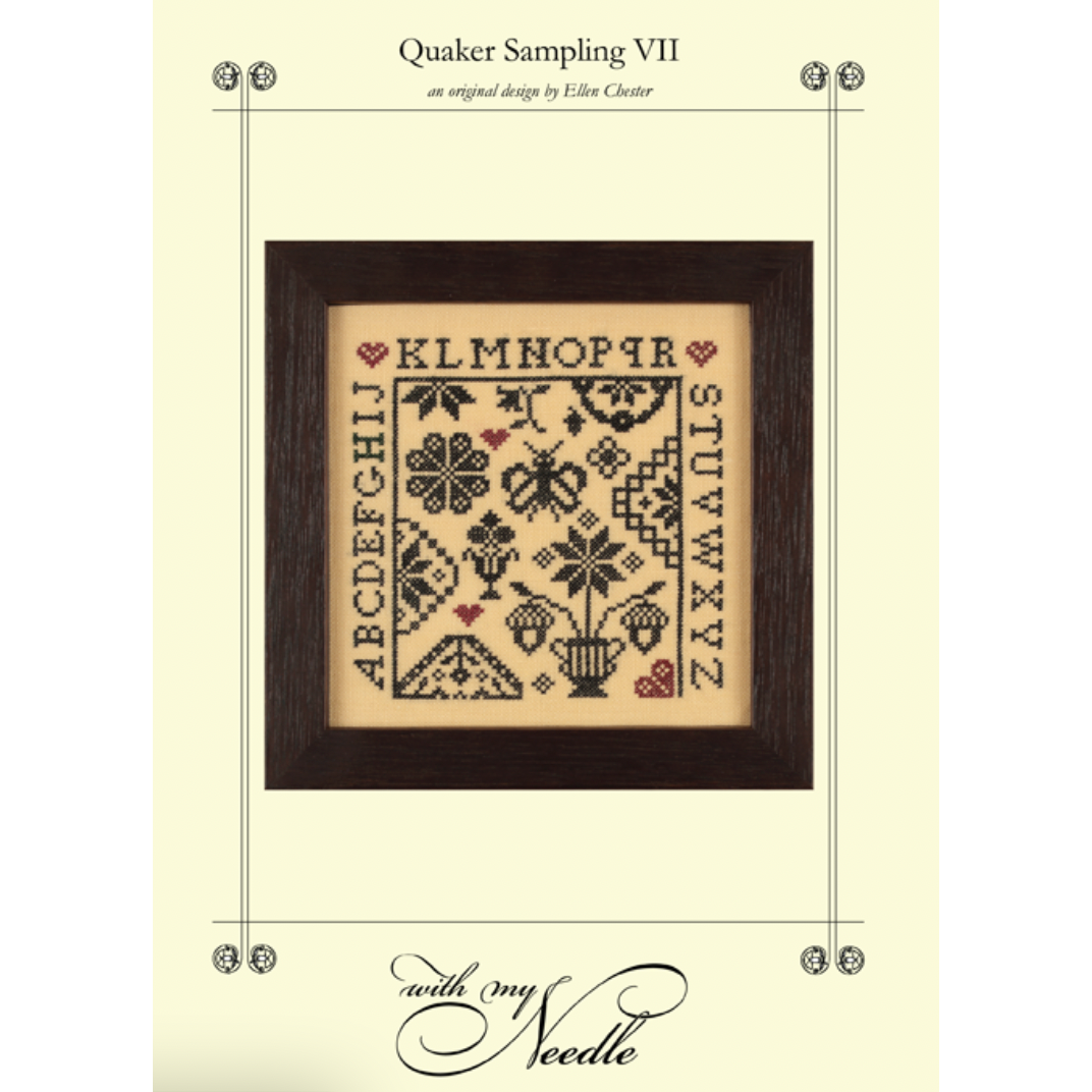 Quaker Samplings VII by With My Needle